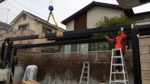 神戸市　カーポート　エクステリア　外構工事